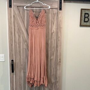 Free people lace top dress Sz medium